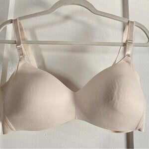 Wrners blissful benefits side smoothing wirefree bra light pink 40B